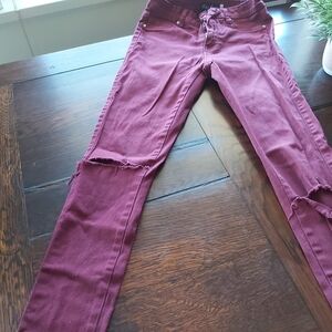 HARLOW DISTRESSED COLORED HIJEGGINGJEANS//B3